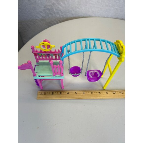Mattel Barbie Chelsea Doll Swing Set Slide Playset - Picture 6 of 6